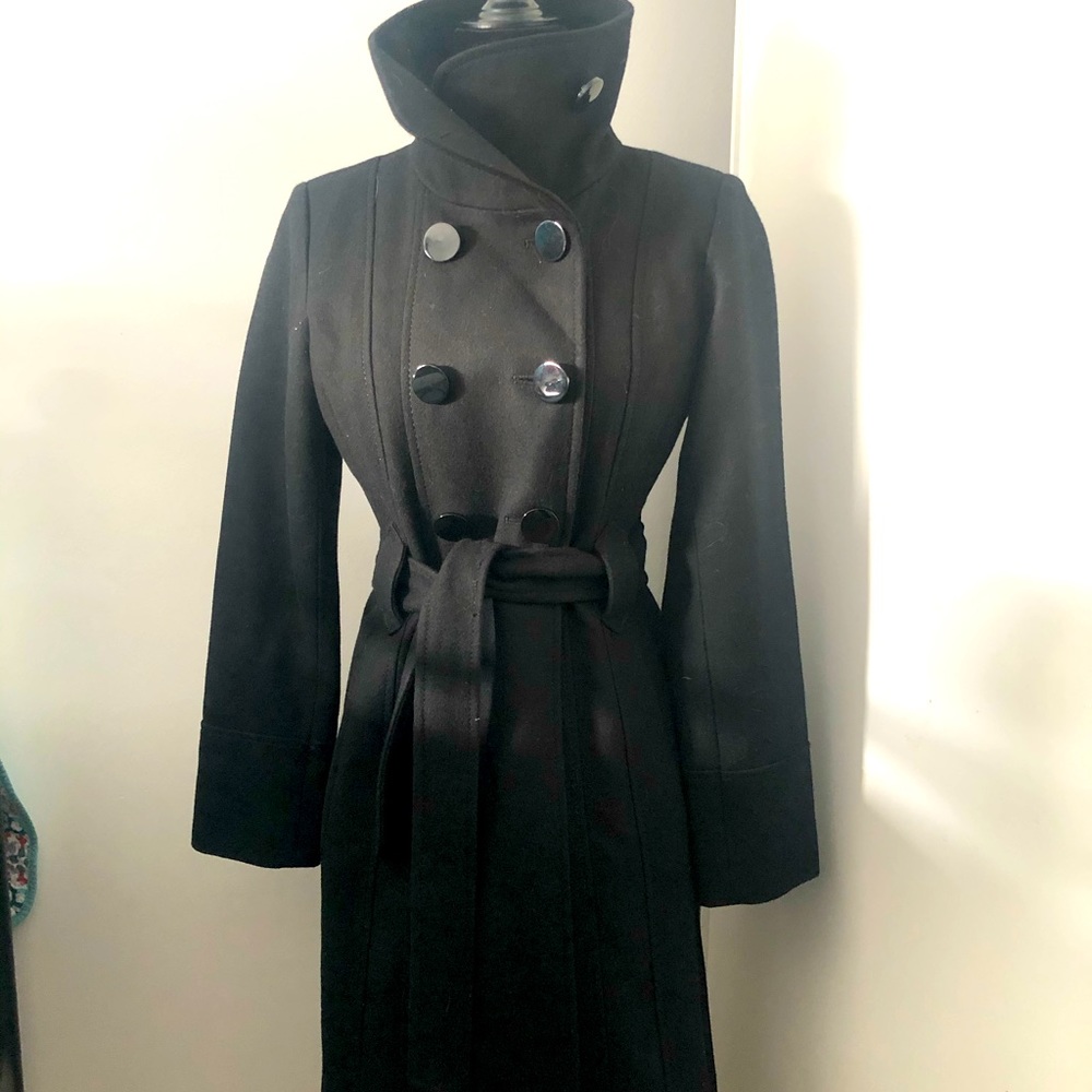 Guess wool blend pea coat